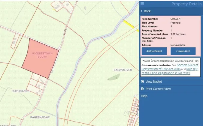 Photo of 9.5 Acres Agri Lands, Ricketstown, Rathvilly, Co. Carlow