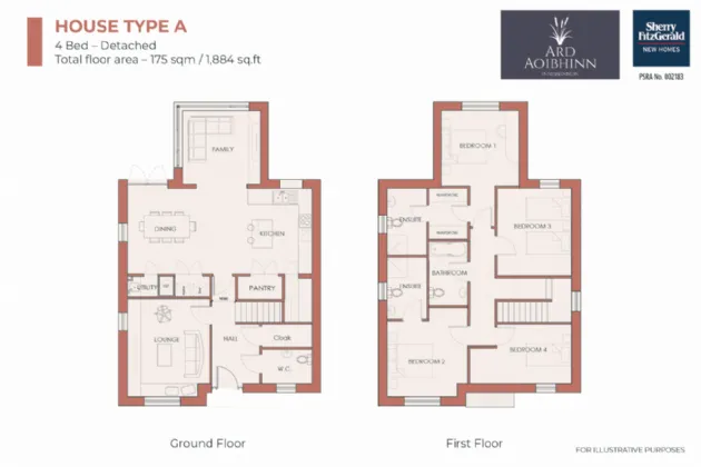 Photo of Type A - 4 Bed Detached, Ard Aoibhinn, Innishannon, Co. Cork