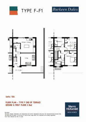 Photo of 3 Bedroom Mid & End Of Terrace, Burkeen Dales, Hawkstown Road, Wicklow Town, Co. Wicklow