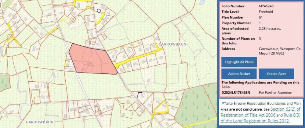 Photo of 5.24 Acres Of Land, Carrowbaun, Westport, Co Mayo
