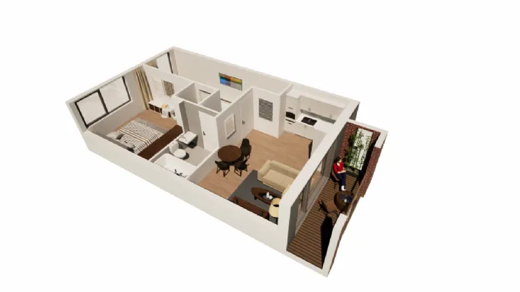 Photo of 1 Bedroom Apartment The Tannery, Cairns Hill, Sligo