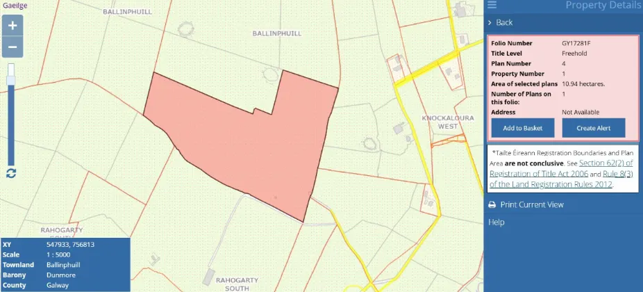 Photo of 27acres of Land, Cortoon, Tuam, Co. Galway