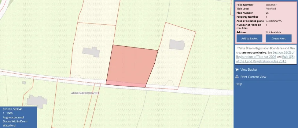 Photo of Site For Sale At Aughnacurraveel, Clashmore, Co Waterford