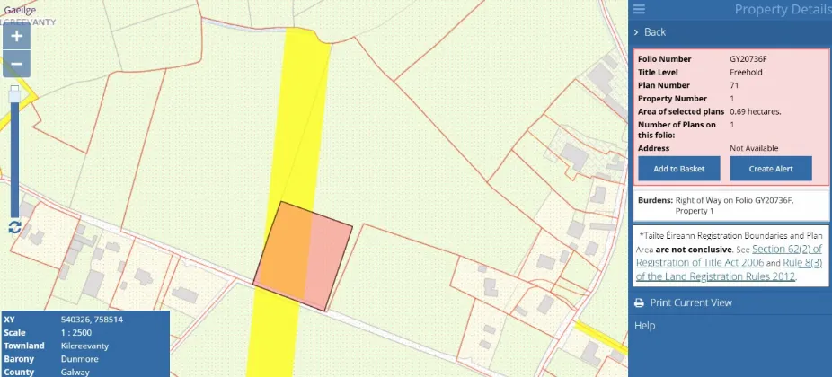 Photo of 17.81 Acres Of Land In Kilcreevanty, Tuam, Co. Galway