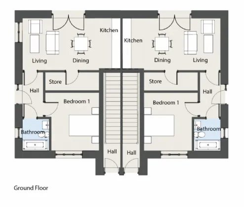 Photo of M Type - 1 Bed Maisonette, Oak Church, Kildare, Co. Kildare