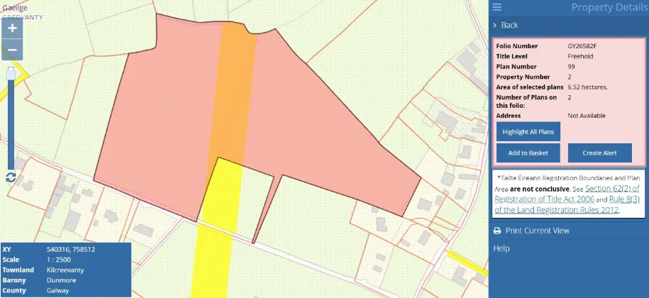 Photo of 112 Acres At Lehid & Kilcreevanty, Tuam, Co. Galway