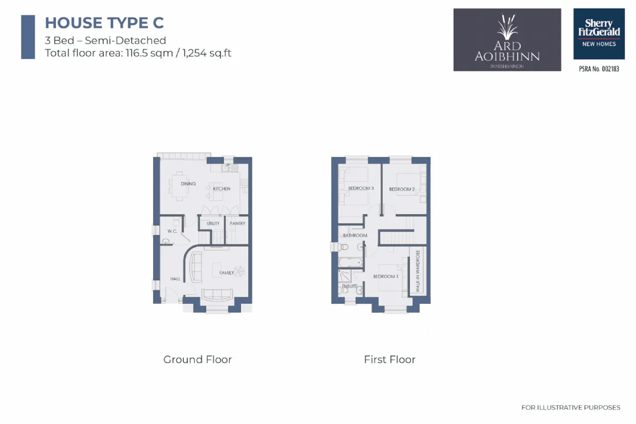Photo of Type C - 3 Bed Semi -Detached, Ard Aoibhinn, Innishannon, Co. Cork