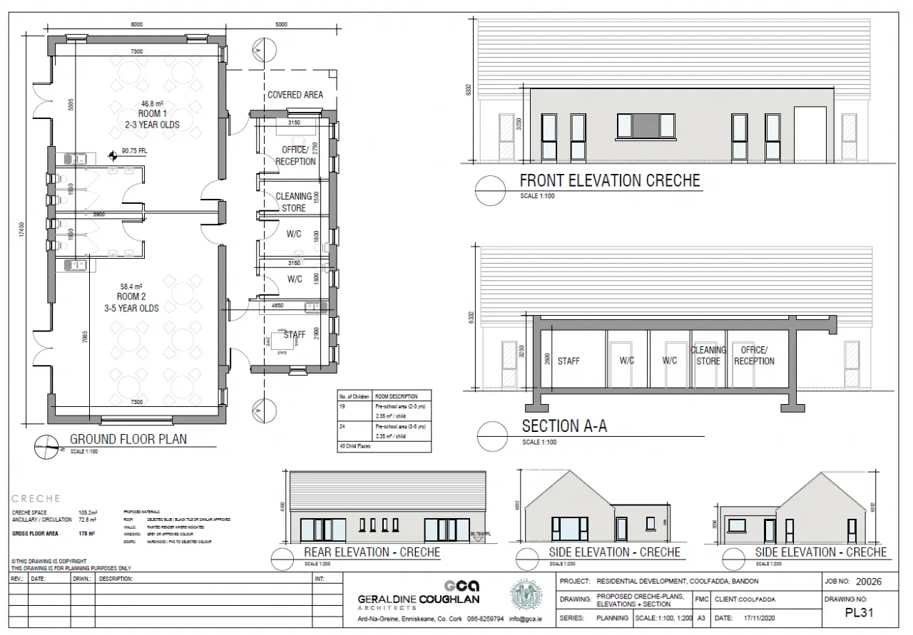 Photo of New Purpose Built Creche Facility, Cul na Greine, Bandon, Co. Cork