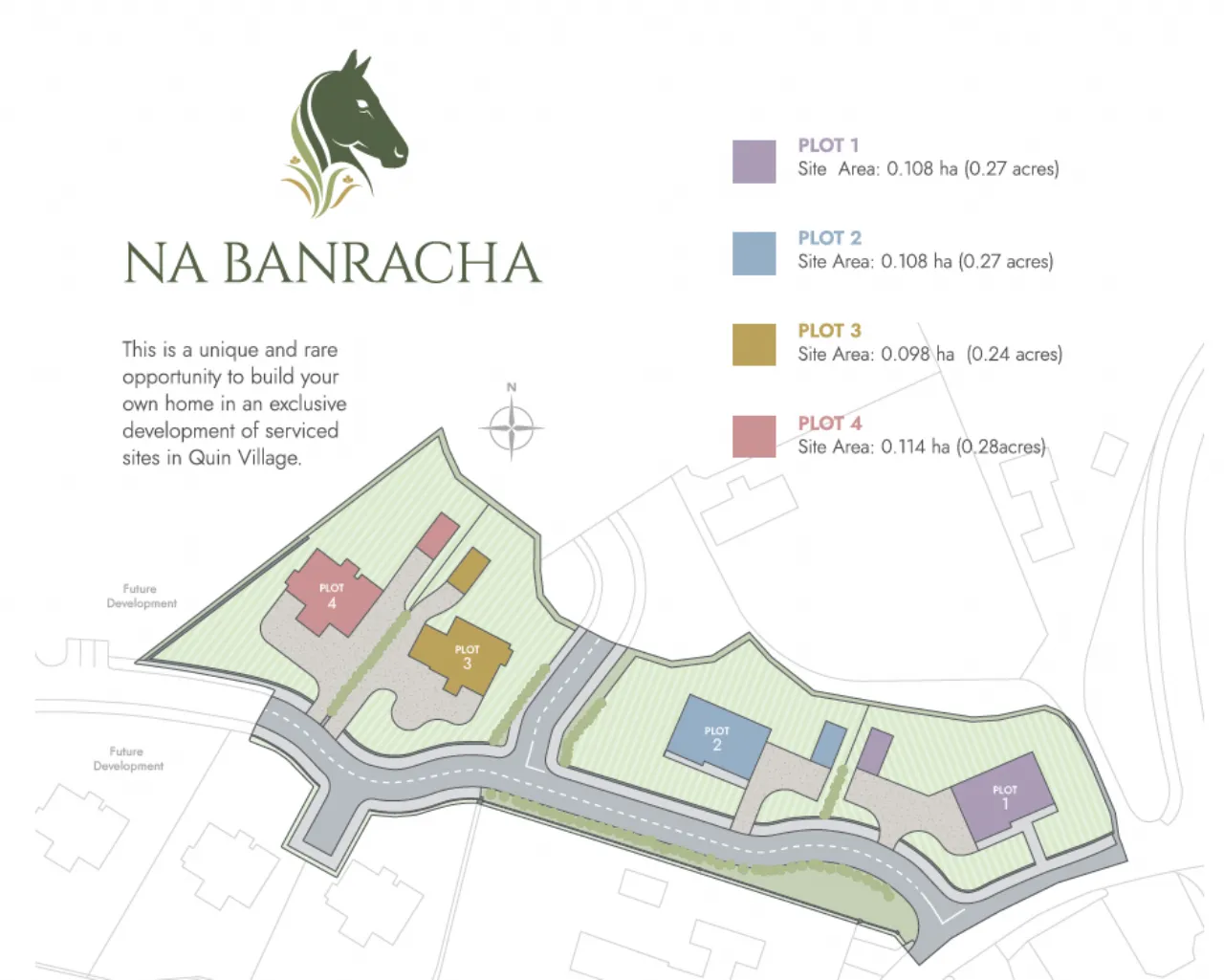 Photo of Na Banracha, Residential Serviced Sites, Quin, Co Clare