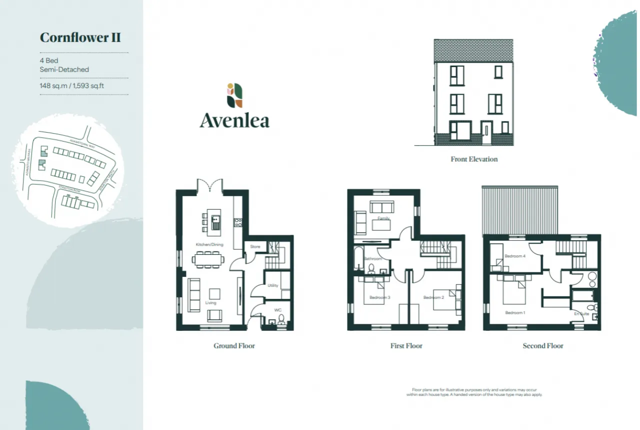 Photo of 4 Bed Semi Det Cornflower, Avenlea, Adamstown