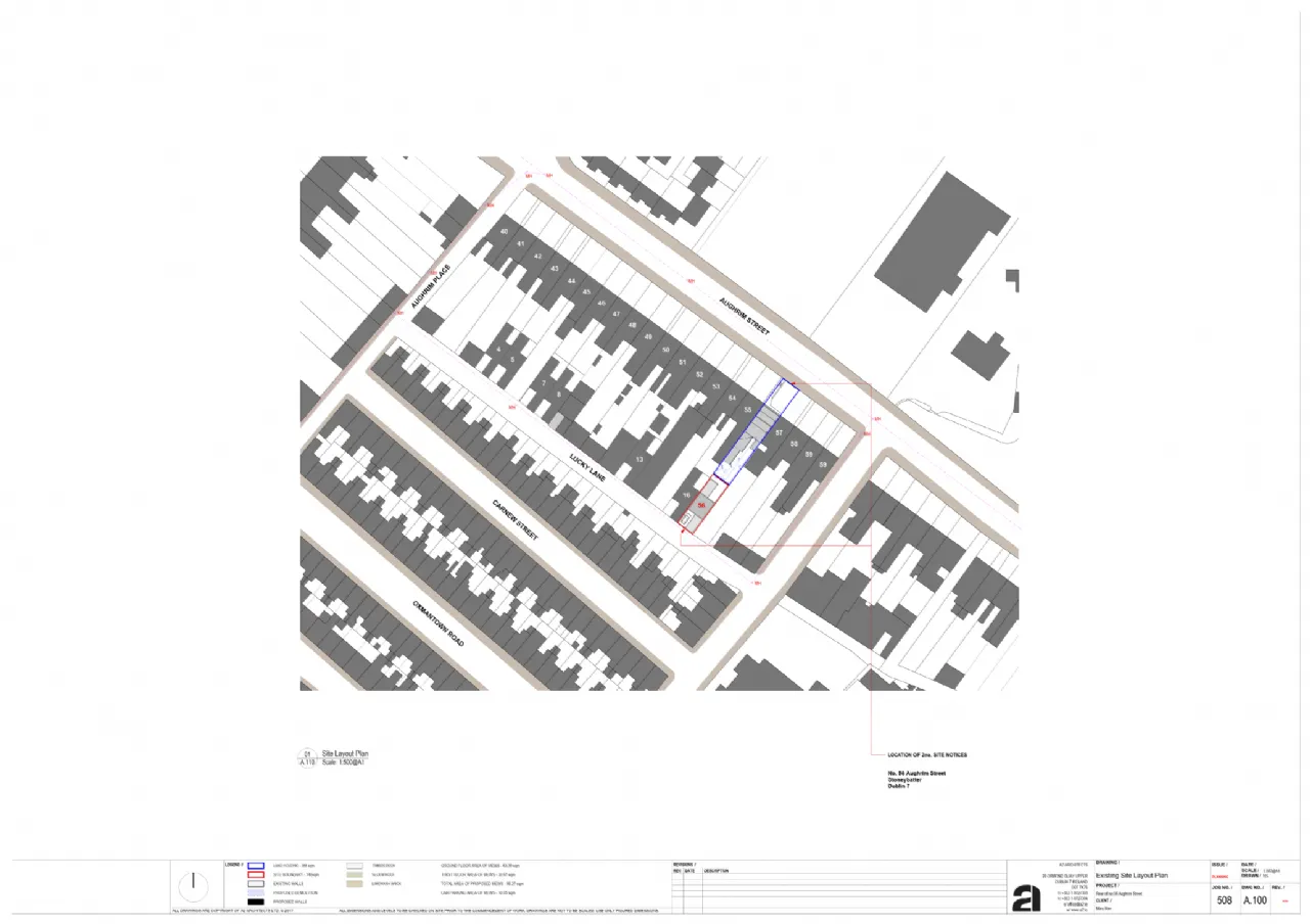 Photo of Site With Full Planning Permission, Lucky Lane, Stoneybatter, Dublin 7