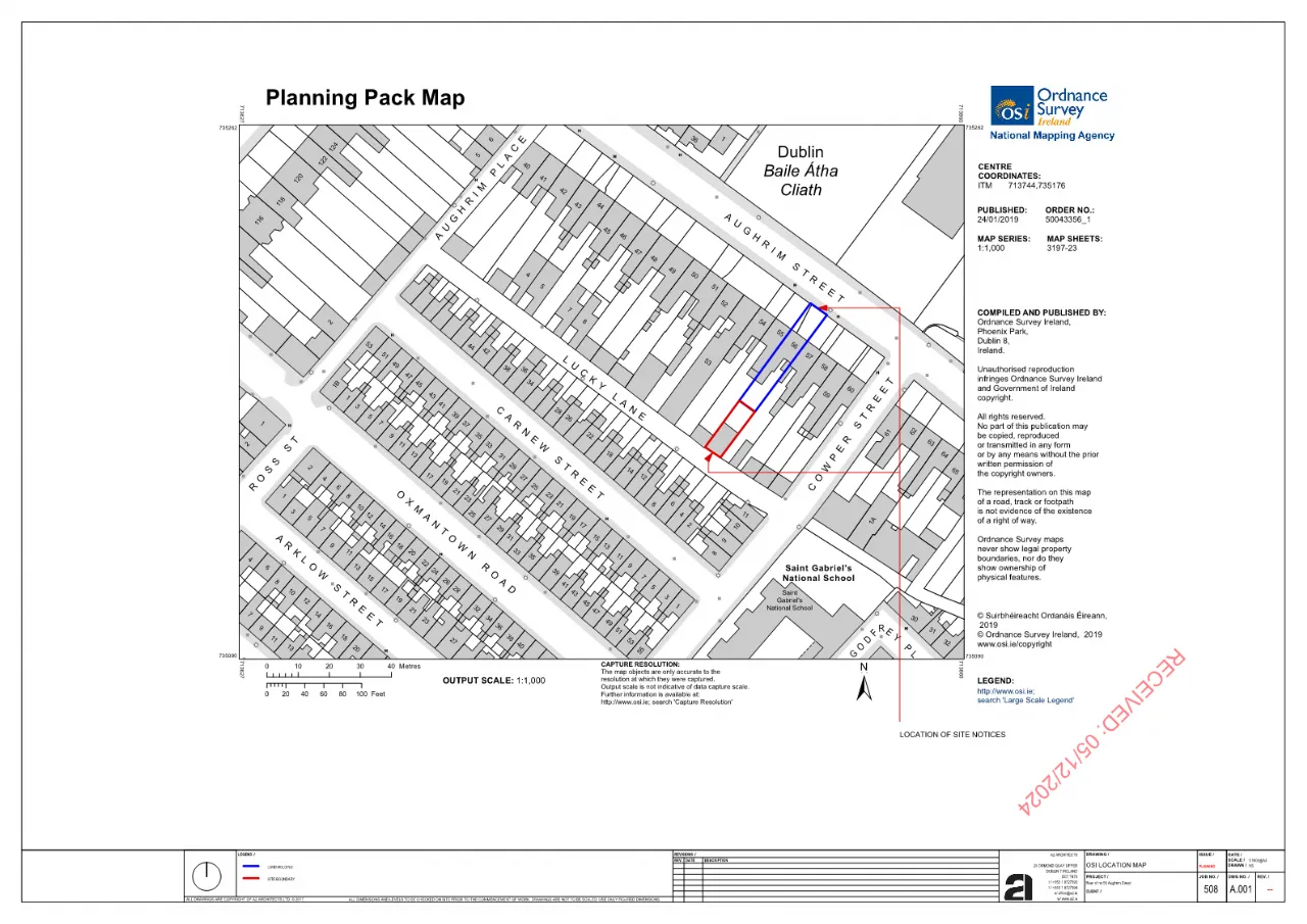 Photo of Site With Full Planning Permission, Lucky Lane, Stoneybatter, Dublin 7