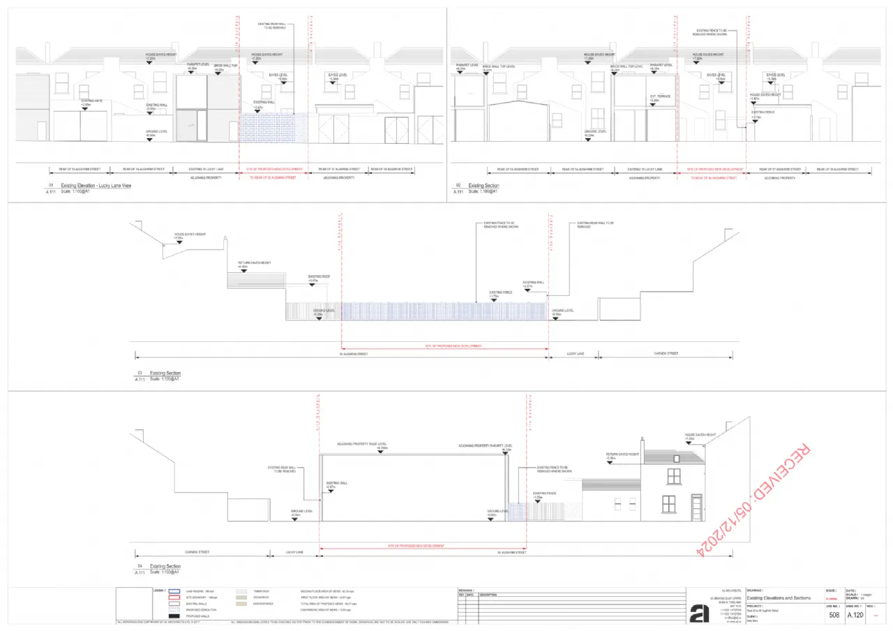 Photo of Site With Full Planning Permission, Lucky Lane, Stoneybatter, Dublin 7