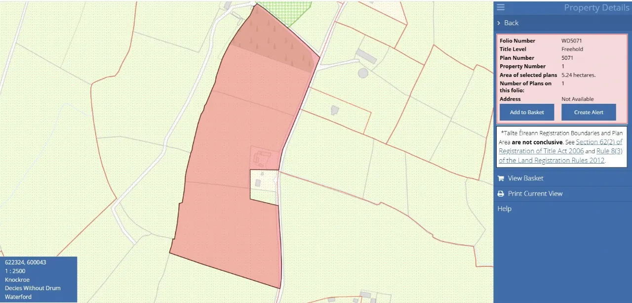 Photo of Land At Knockroe (11.8 Acres) Approx., Colligan, Dungarvan, Co Waterford