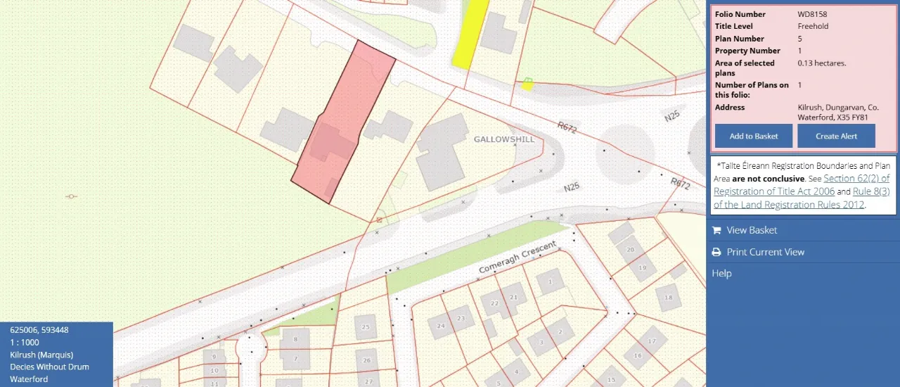 Photo of Site With Derelict Dwelling, Kilrush, Dungarvan, Co Waterford