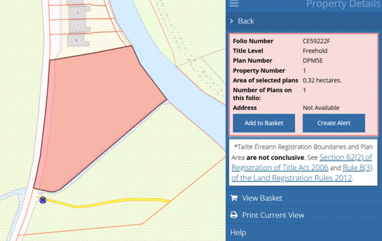 Photo of Site On Folio CE59222F, Residential Site Subject To Planning Permission, Doonbeg, Co Clare