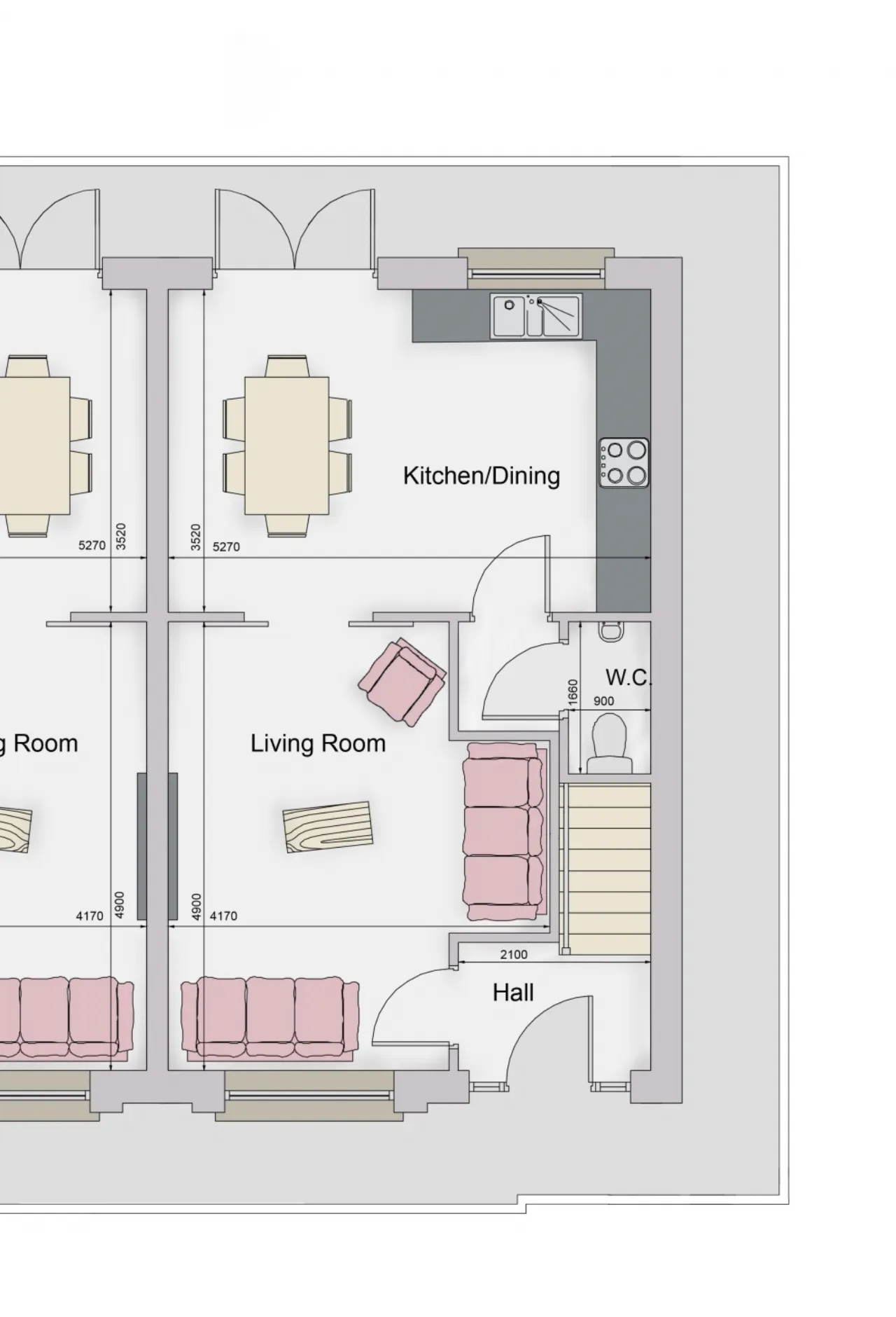 Photo of End Of Terrace Houses, Ard Rua Meadows, Claremorris, Co Mayo