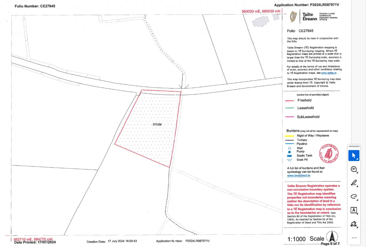 Photo of Land On Folio CE27845, Fossabeg, Scarriff, Co Clare
