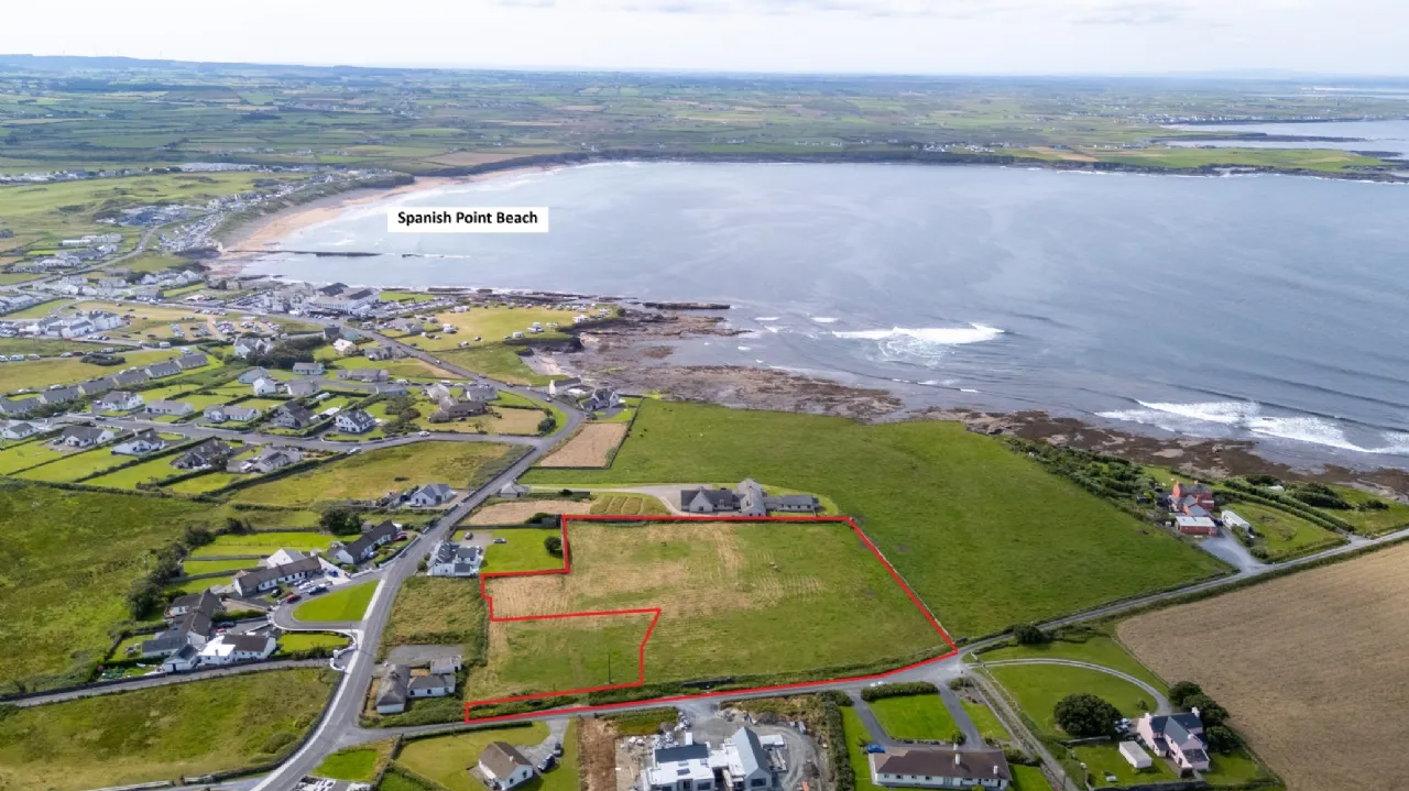 Photo of Zoned Development Site, Outline Planning For 4 Houses, Part Of Folio CE13939F, Spanish Point, Co. Clare.