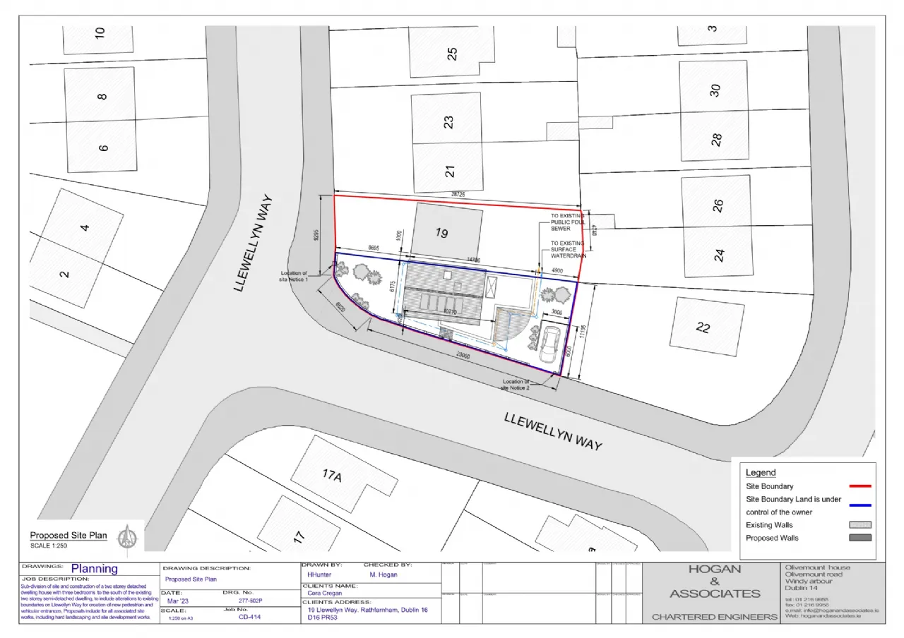Photo of Site @, 19 Llewellyn Way, Rathfarnham, Dublin 16, D16 PR53