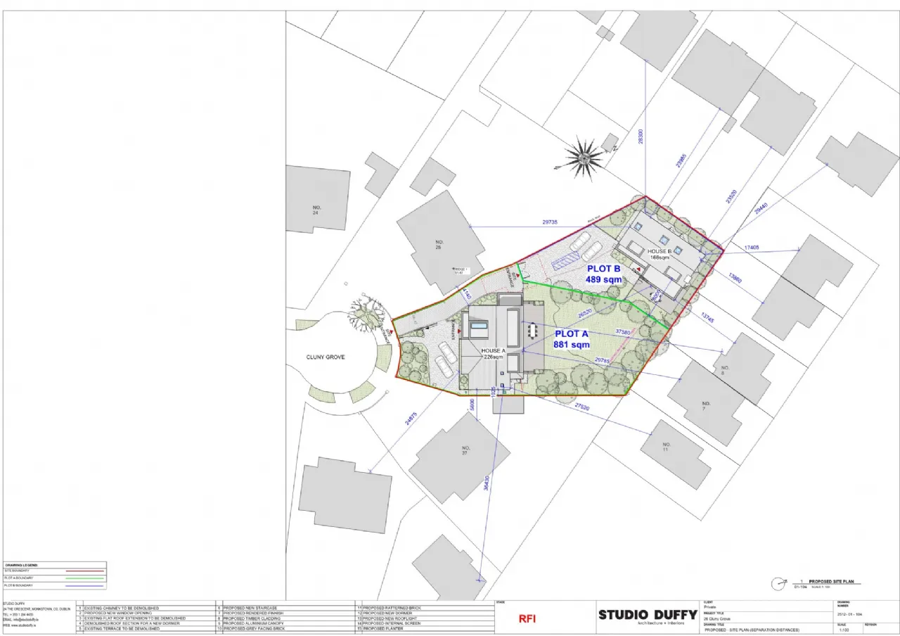 Photo of Plot B, Site @ Rear, 26 Cluny Grove, Killiney, Co. Dublin, A96 X022
