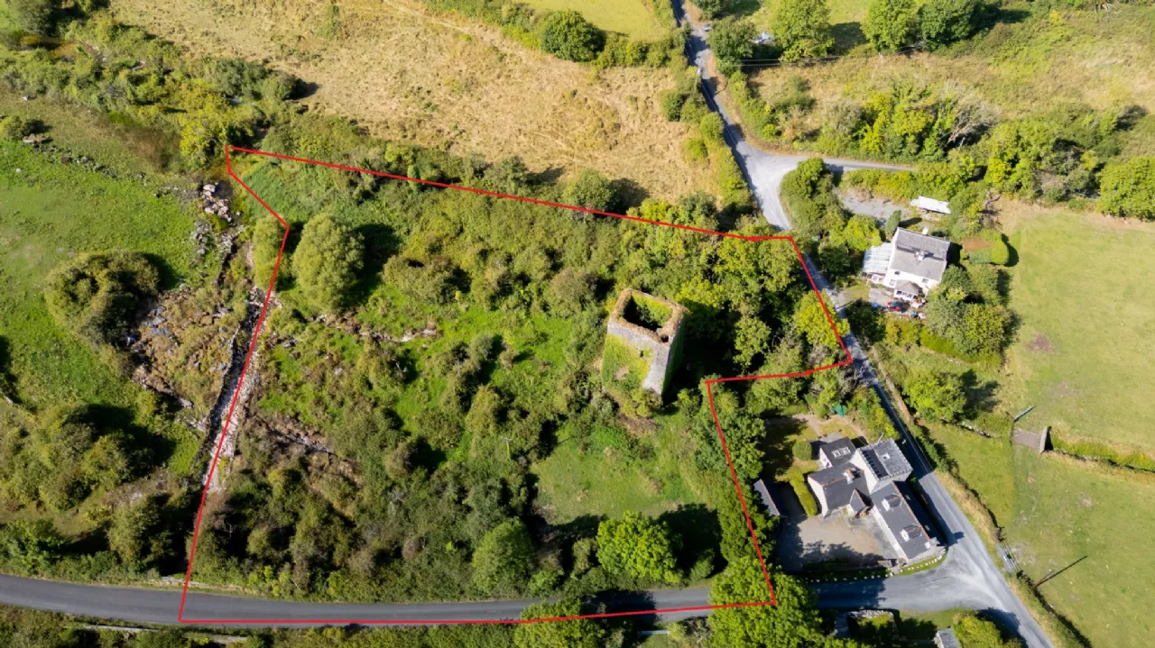 Photo of Ballygriffey Castle Ruins On 0.7ha, Folio CE3481F, Ballygriffey South, Ruan, Co Clare