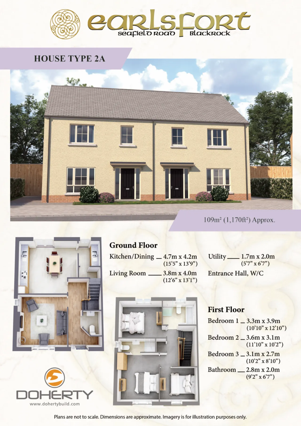 Photo of 3 Bed Semi - House Type 2A, Earlsfort, Seafield Road, Blackrock, Co. Louth