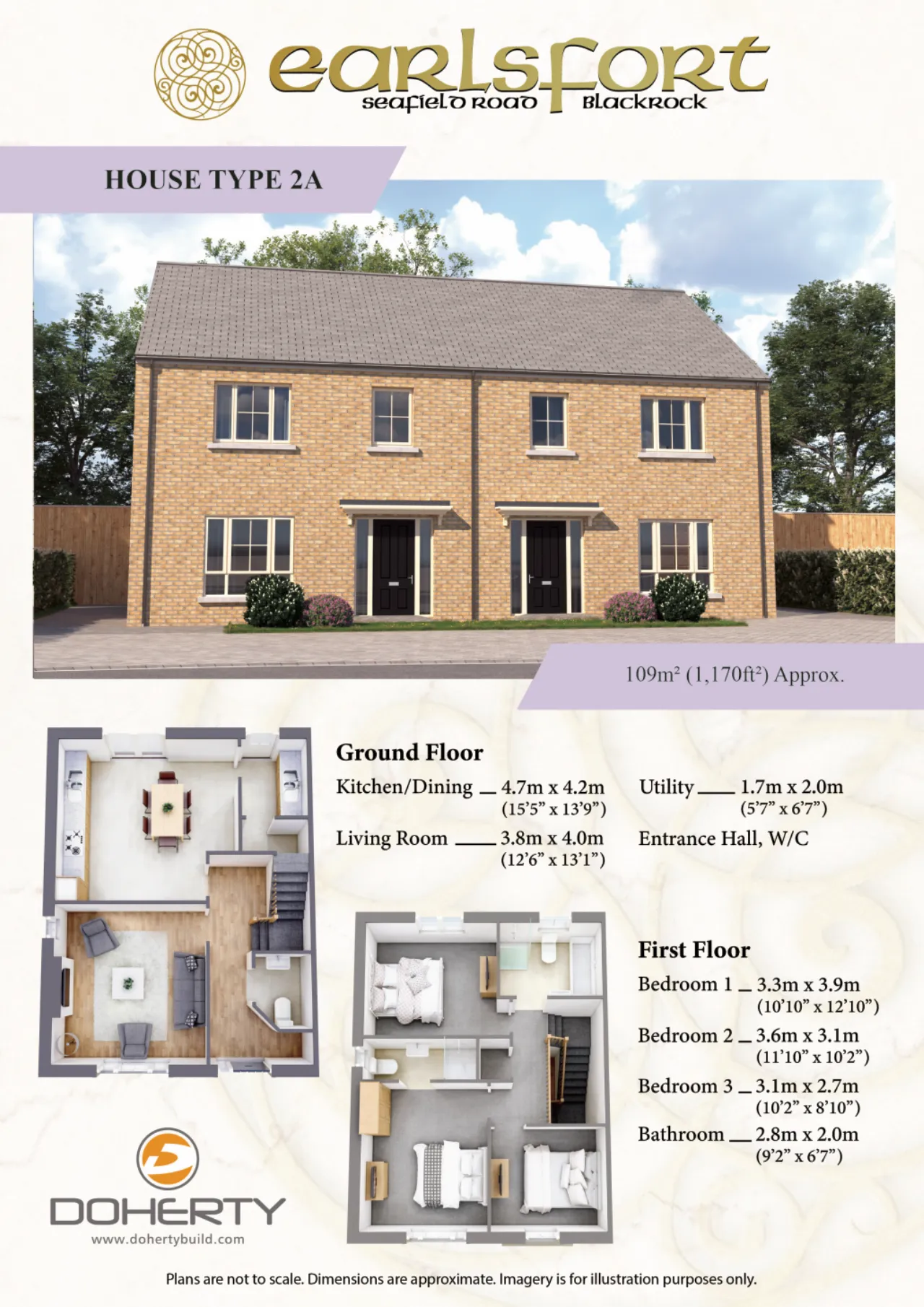 Photo of 3 Bed Semi - House Type 2A, Earlsfort, Seafield Road, Blackrock, Co. Louth