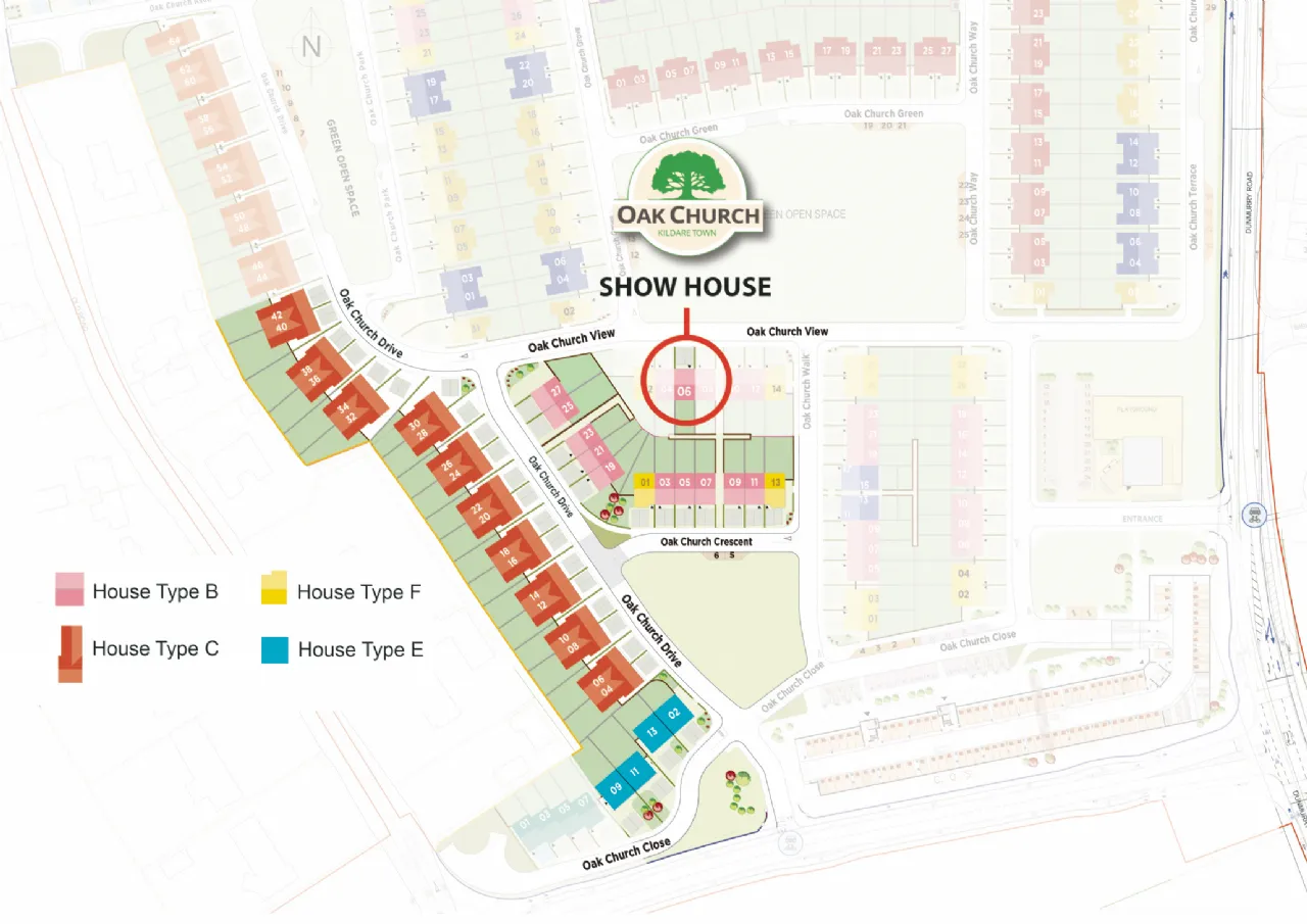 Photo of C Type - 2 Bed Semi-D Bungalow, Oak Church, Kildare, Co. Kildare