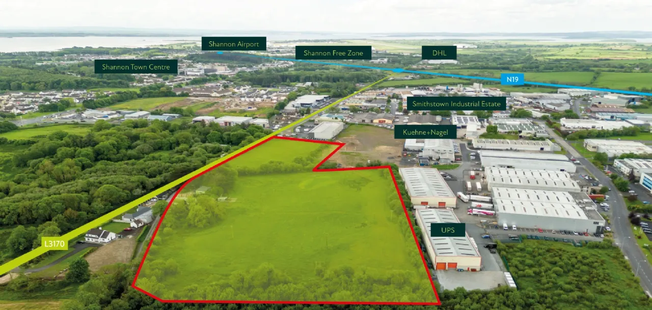 Photo of Smithstown Lands, Smithstown, Shannon, Co Clare